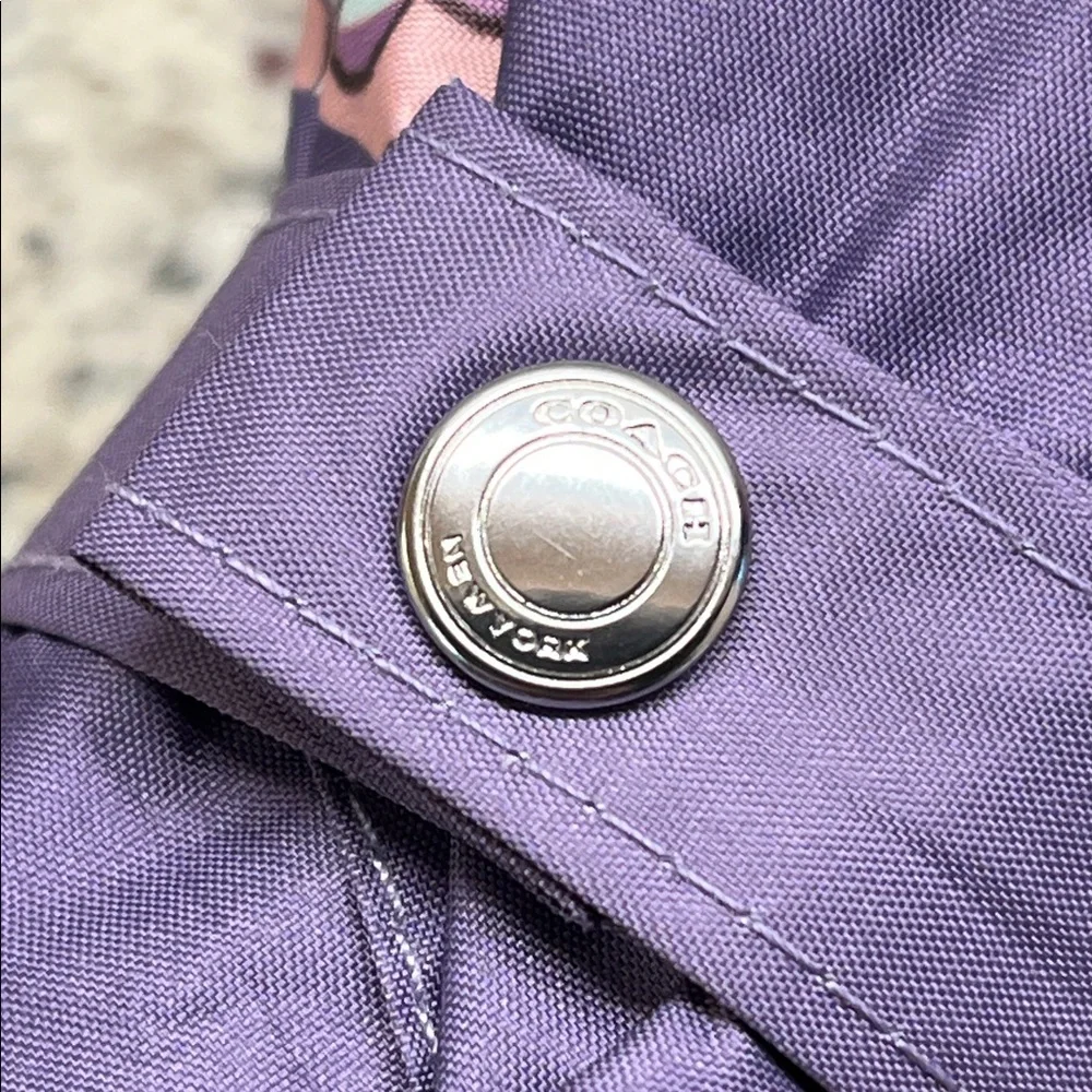 Coach UV Protection Mini Umbrella Floral Print NWT - Picture 5 of 7